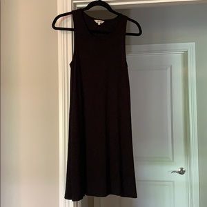 madewell black tank swing dress S